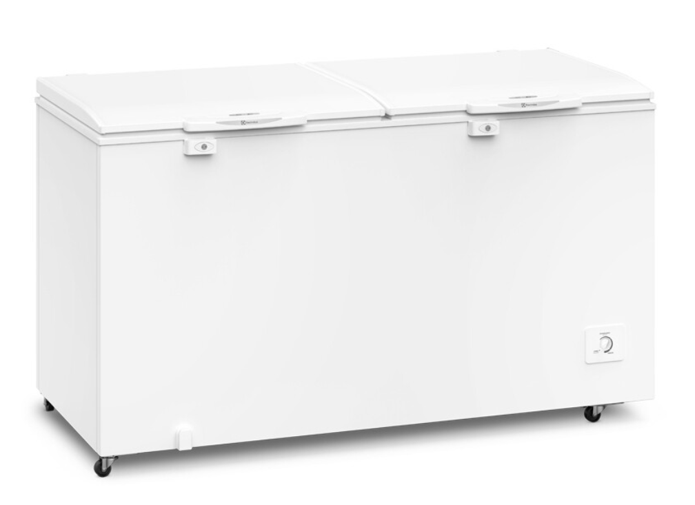 Freezer Horizontal 513 Litros Electrolux H550 2 Portas Desgelo Branco 127V