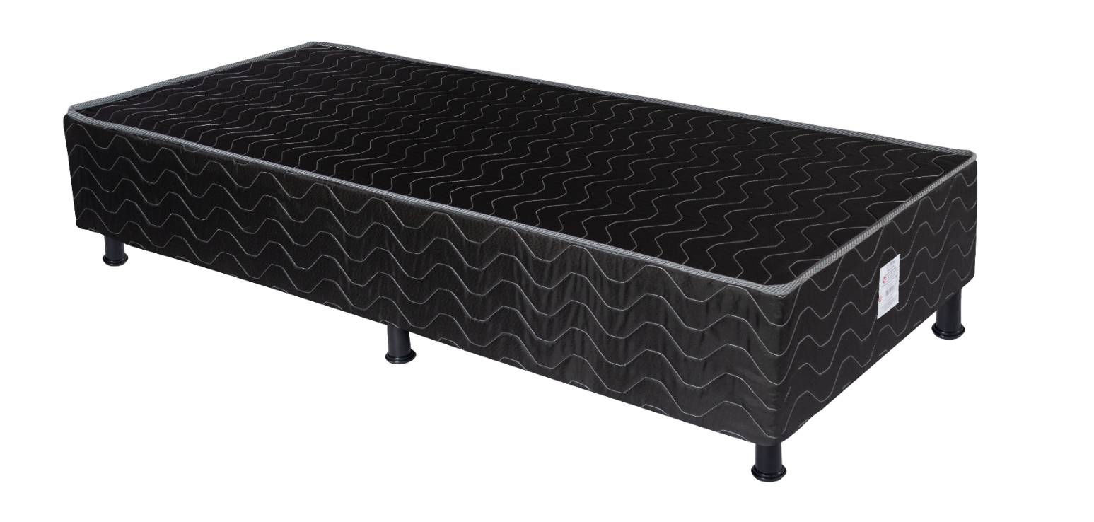 BASE PARA CAMA BOX SOLTEIRO 88X188X24CM PRETO