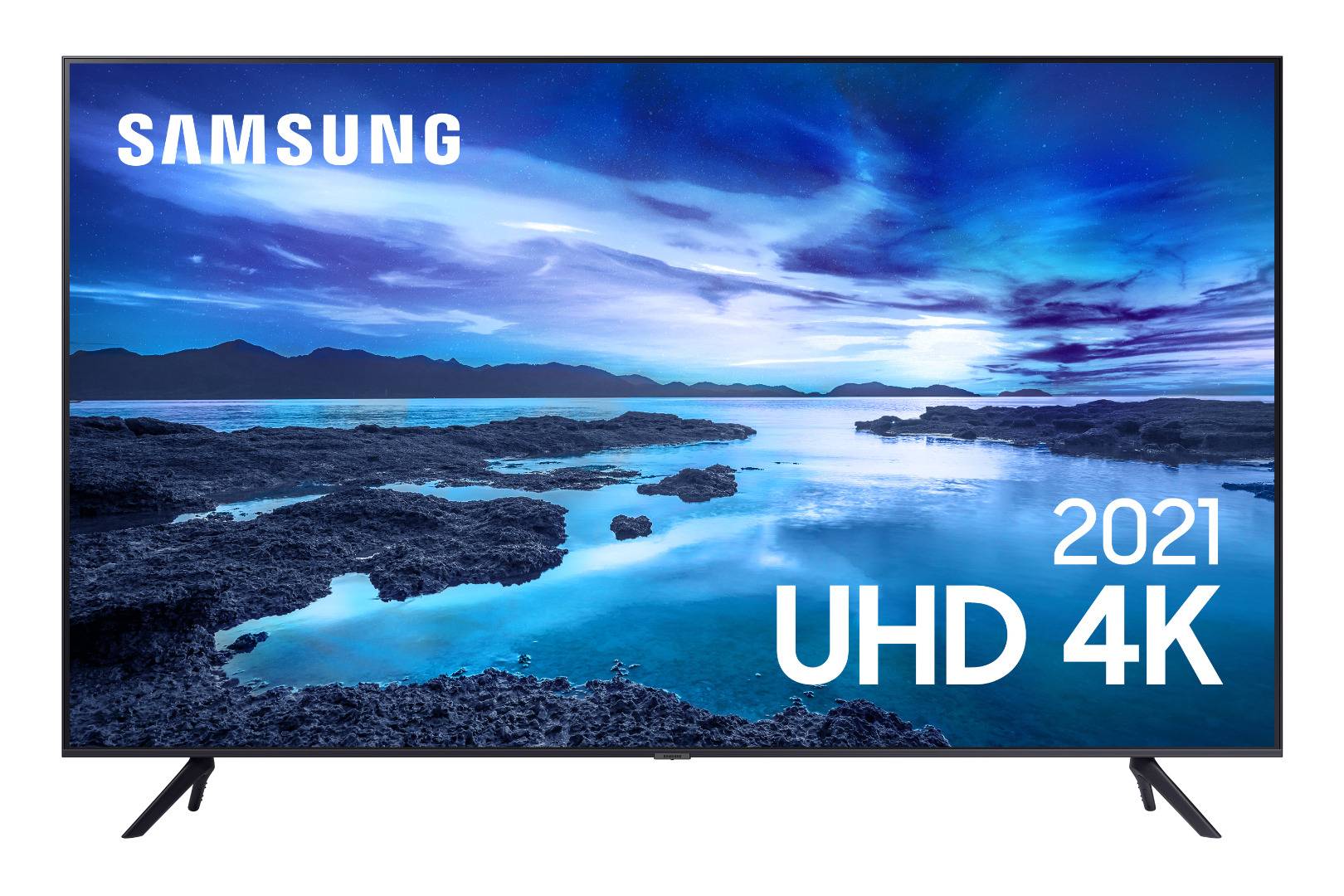 Smart-TV-65-UHD-4K-Samsung-com-Processador-Crystal-4K-Controle-Unico-Alexa-Built-in-e-Wi-Fi---65AU7700