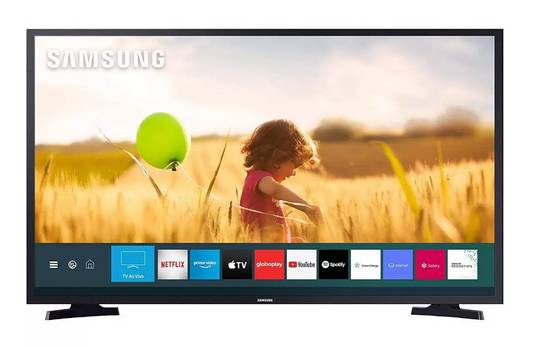 Smart TV 43'' LED Samsung 43T5300 Full HD 2 HDMI 1 USB WiFi HDR para Brilho e Contraste com Plataforma Tizen - Preta