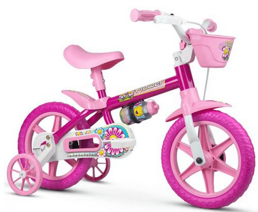 BICICLETA-NATHOR-ARO-12-FLOWER-ROSA