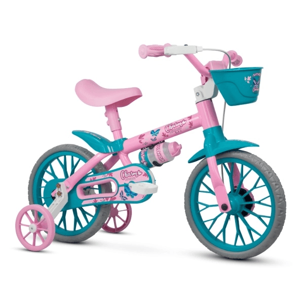 BICICLETA-NATHOR-ARO-12-CHARM-ROSA-COM-VERDE