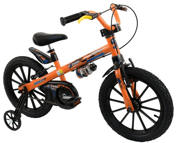 BICICLETA-NATHOR-ARO-16-EXTREME-LARANJA-COM-PRETO