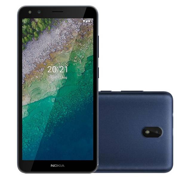 Smartphone-Nokia-C01-Plus-32GB-1GB-RAM-Camera-5MP-Frontal-5MP-Tela-545¿-Android-11-3000mAh---Azul