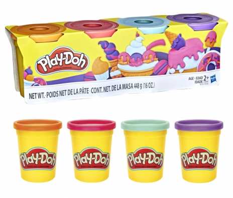 Massa-De-Modelar-Play-Doh-4-Potes---Hasbro