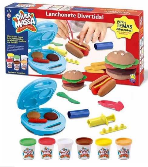 Massinha-Lanchonete-Divertida-Super-kit-de-Modelar-Conjunto