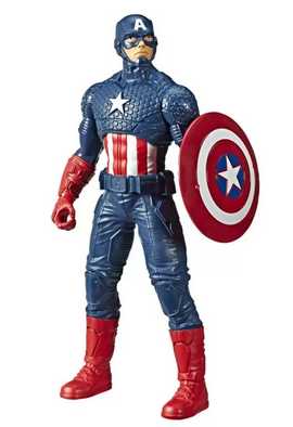 Figura-Articulada---24Cm---Disney---Marvel---Avengers---Capitao-America---Hasbro