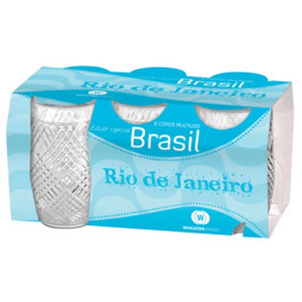 Conjunto-de-Copos-250ml-Rio-De-Janeiro-com-6-Pecas