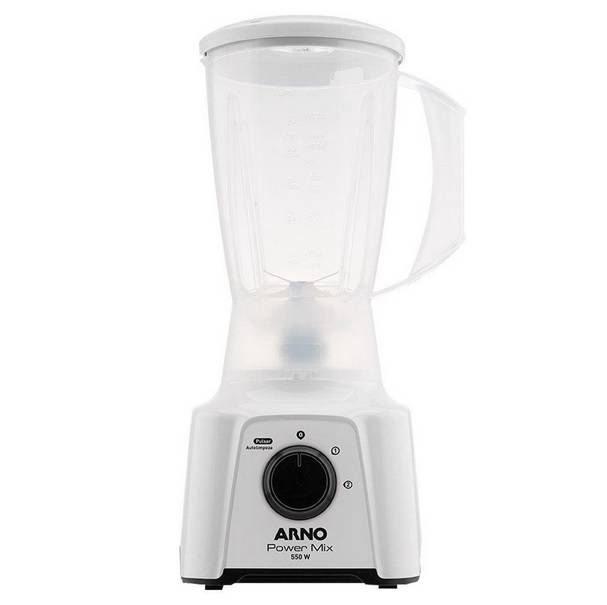 Liquidificador Arno Power Mix 550W 2 Velocidades 127V Branco