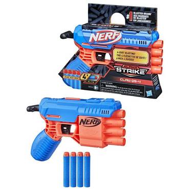 Lança Dardos Alpha Strike Claw QS-4 Nerf Hasbro