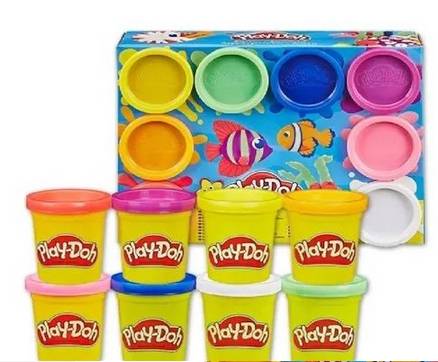 Massinha-Play-Doh-Com-8-Potes-Coloridos-Original-Envio-Imed