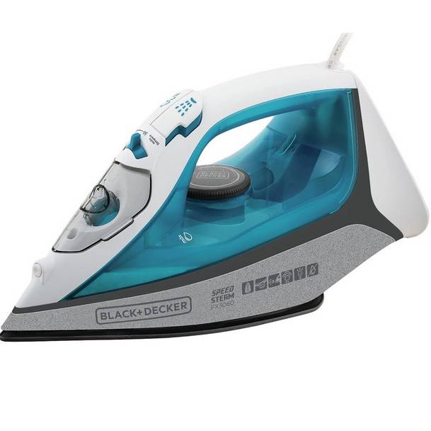 Ferro de Passar a Vapor Black e Decker FX3060 Ceramic Gliss 127V Azul