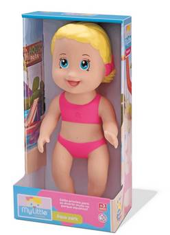 Boneca My Little Collection Acqua Park Loura Divertoys 8189