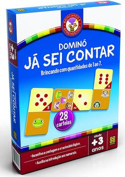 Jogo educativo Domino Ja Sei Contar - GROW