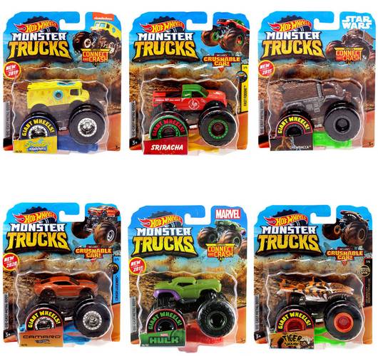 Mattel-Hot-Wheels-Monster-Trucks-Vehicles--CADA-