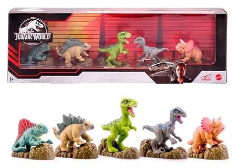 Mini-figuras-conjunto-5-dinossauros-jurassic-world---gxw45-mattel