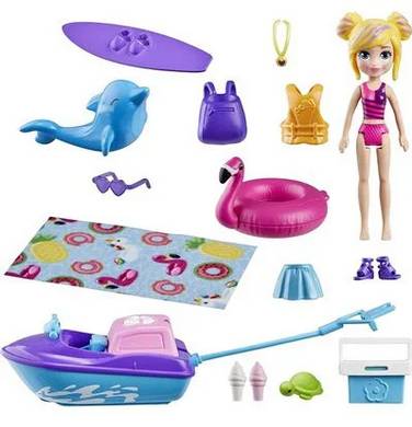 Polly Pocket Pacote de Aventura Aquática - Mattel GXV26