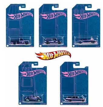 Hot Wheels Temáticos Pearl and Chrome Set c/ 05 HDH54