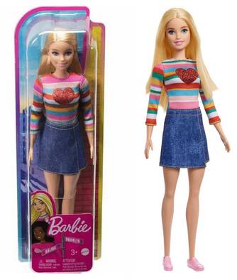 Boneca Barbie Malibu 30cm 3+ HGT13 Mattel