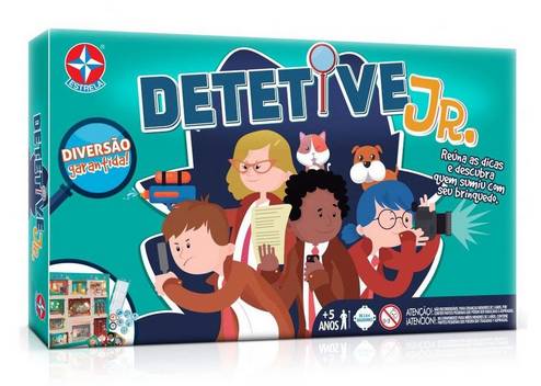 Jogo de Tabuleiro Infantil Detetive Junior Estrela 5257 - 7896027553758