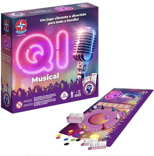 Jogo de Tabuleiro e Entretenimento qi Musical Estrela