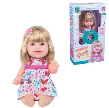 Boneca Graziela Fala 60 Frases Ensina Cores Formas E Números 363 Super Toys