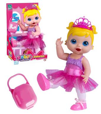 Boneca Babys Collection Bailarina Super Toys 485