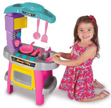 Cozinha Infantil Maral Beauty Chef Rosa