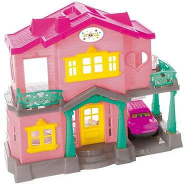 Casinha-De-Boneca-C--Bonecos-Carrinho-E-Acessorios-Sweety-home-Maral-Brinquedo-Presente-Menina