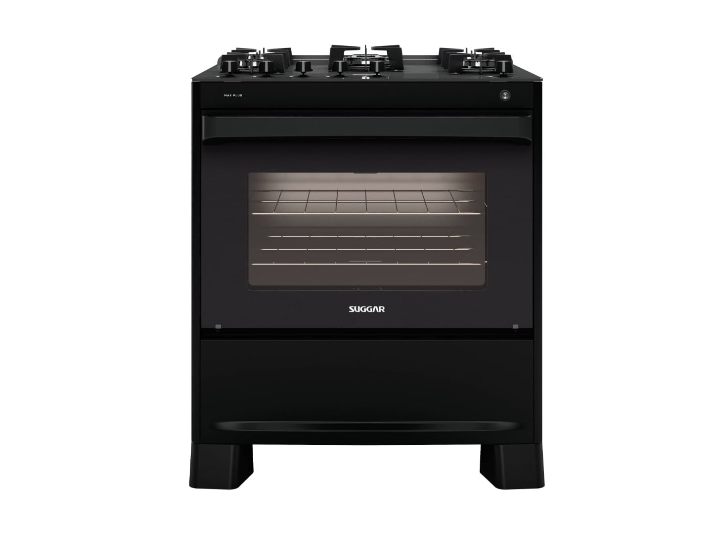 Fogao-de-Piso-Suggar-Max-Cook-Plus-mesa-de-vidro-5Q-PT