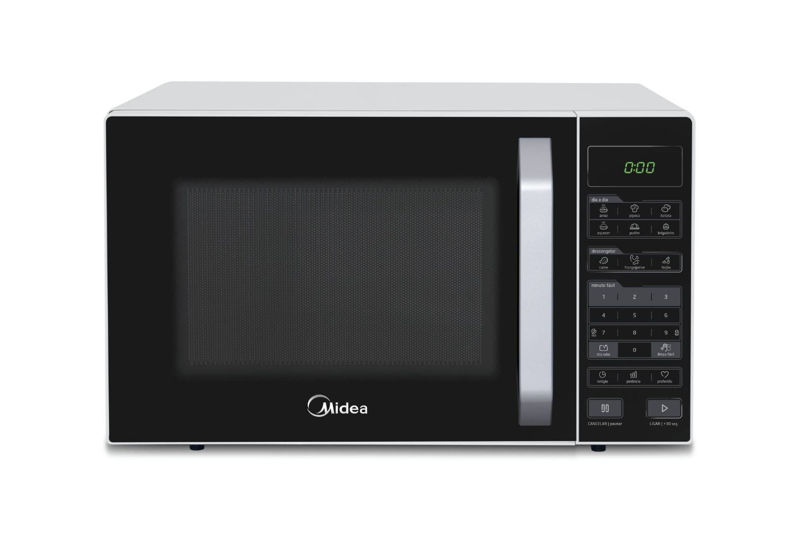 Microondas Midea 27 L MXSA27P Branco Preto