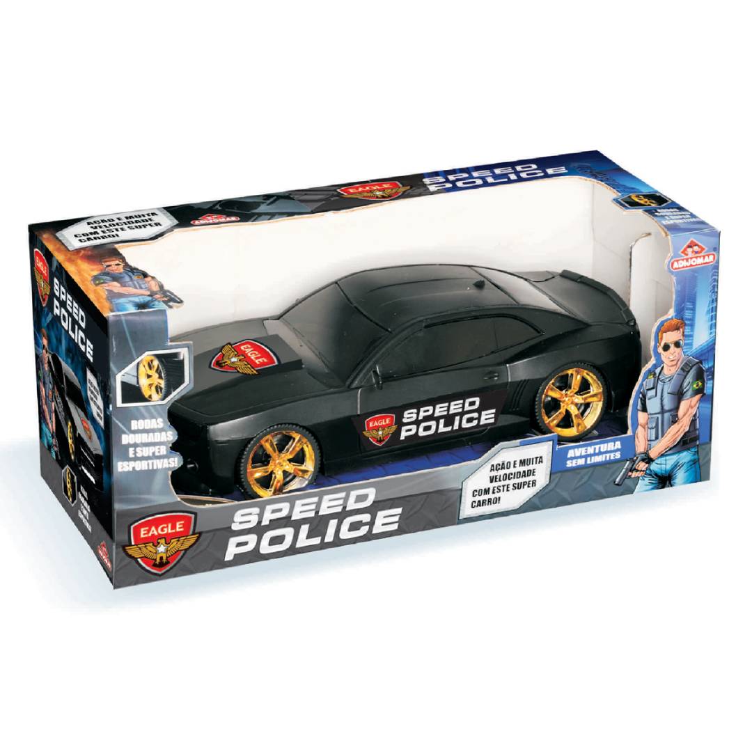 Carrinho De Brinquedo Carro Policia Federal Speed Police