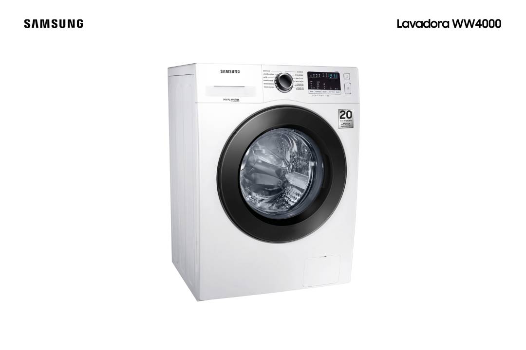 LAVADORA 11KG BRANCA 127V WW4000J