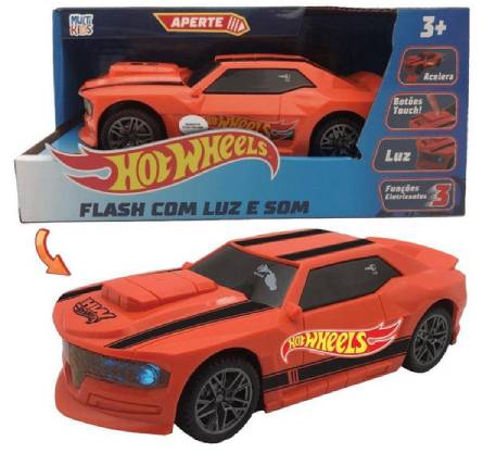 HOT-WHEELS-CARROS-FLASH-LARANJA-C-LUZ-E