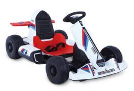 Kart-Eletrico-Infantil-com-Controle---Branco---12V---Bandeirante