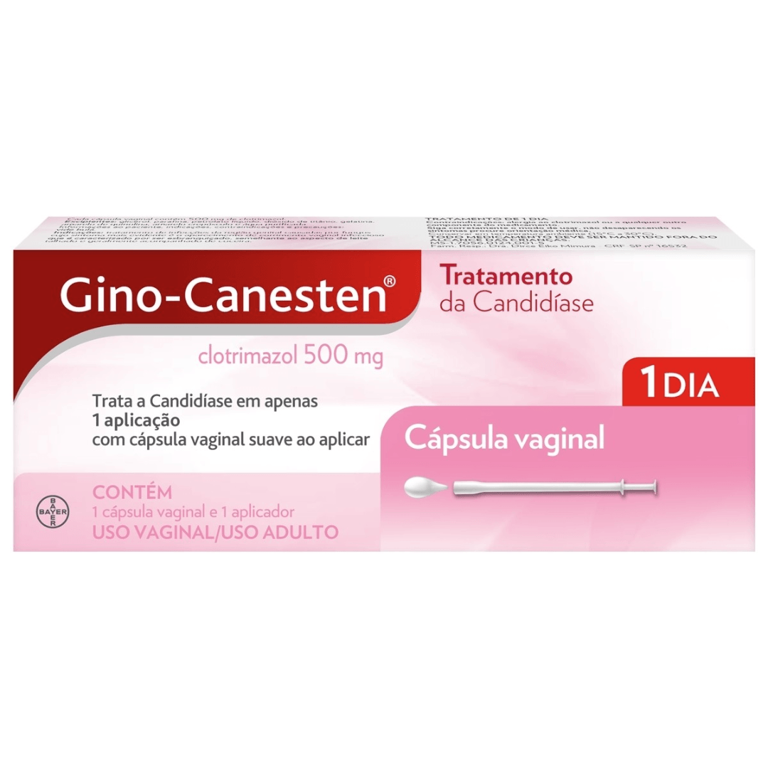 Gino-Canesten 500mg 1 Cápsula Vaginal+Aplicador