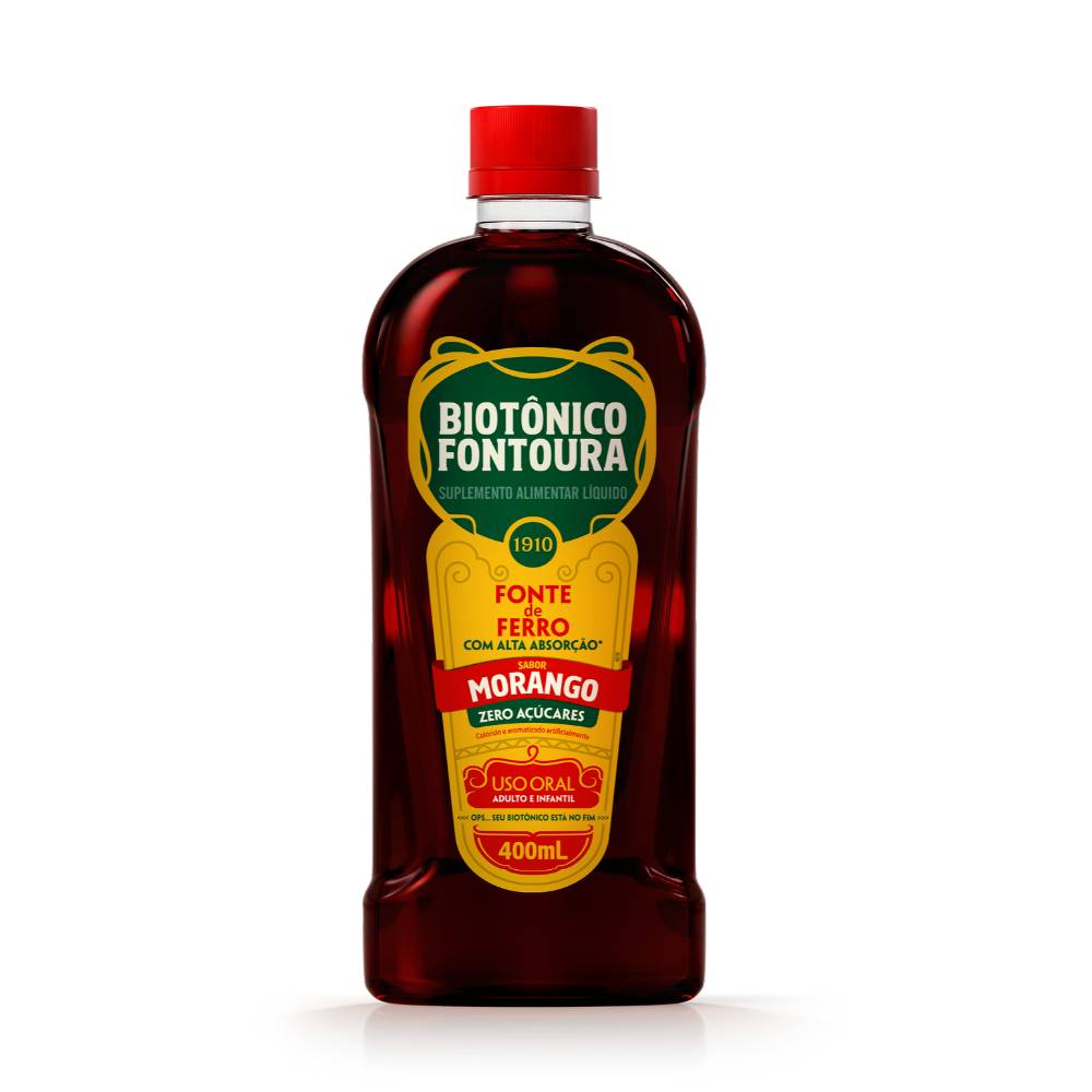 Biotonico Solução Oral 400ml Morango