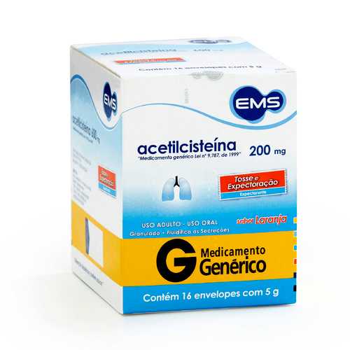 ACETILCIST-200MG-GRAN-16ENV-5G-EMS