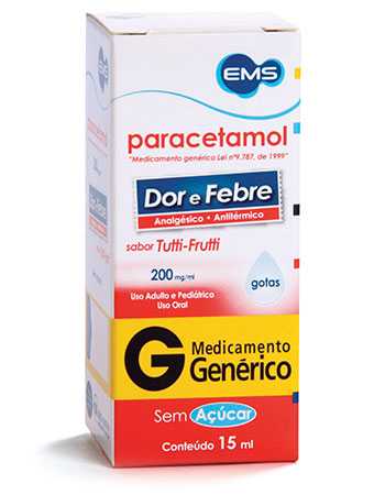 PARACETAMOL 200MG/ML GOTAS 15ML-EMS