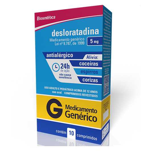 Desloratadina-5mg-10-Comprimidos-Revertidos---Biosintetica-Generico