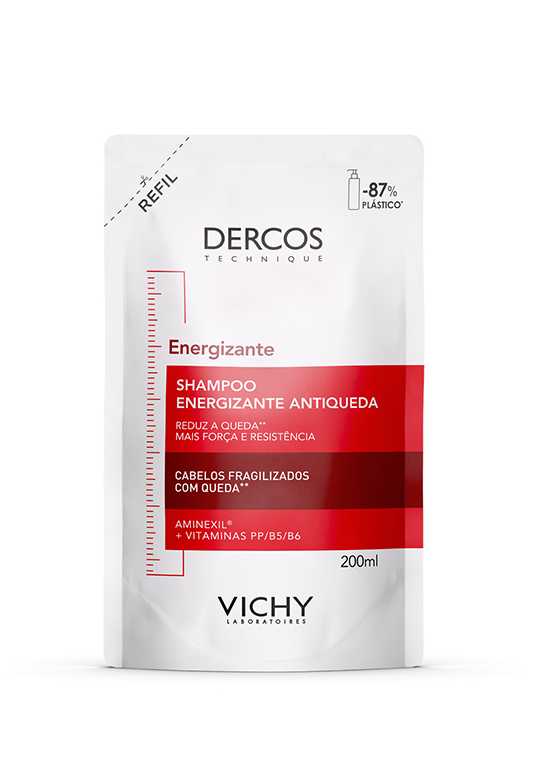 Dercos Shampoo 200ml Energizante Refil