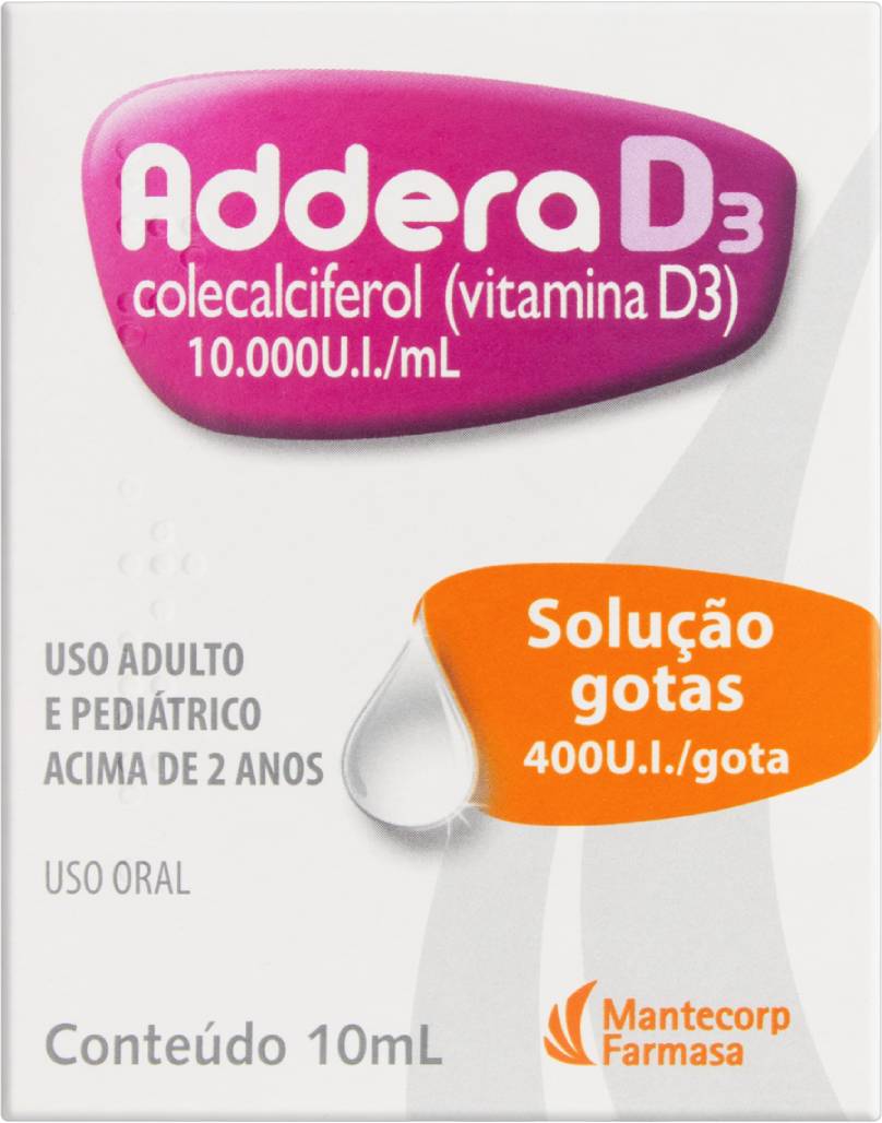 Addera D3 400UI Gotas 10ml