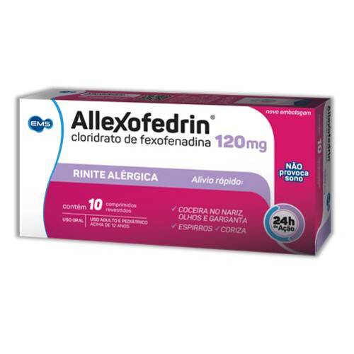 Allexofedrin 120mg 10 Comprimidos