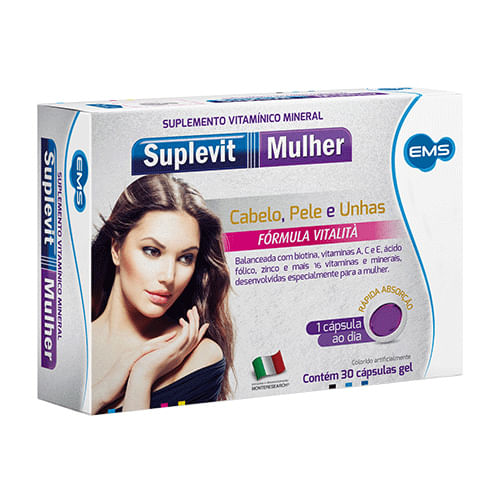 Suplevit Mulher 30 Cápsulas