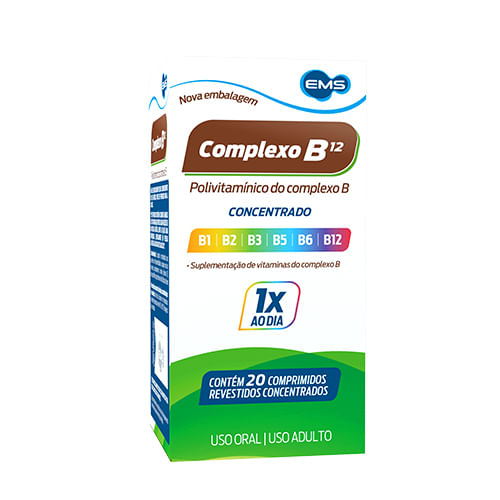 Complexo B12 20 Comprimidos