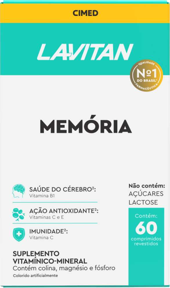 Lavitan Memória 60 Comprimidos