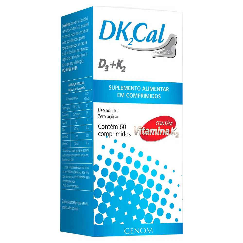 Dk2cal 60 Comprimidos Zero Açúcar