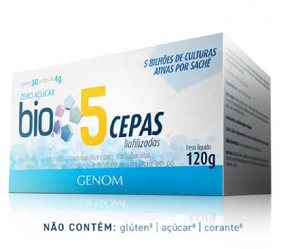 Bio 5 Cepas 30 Sachês 4g