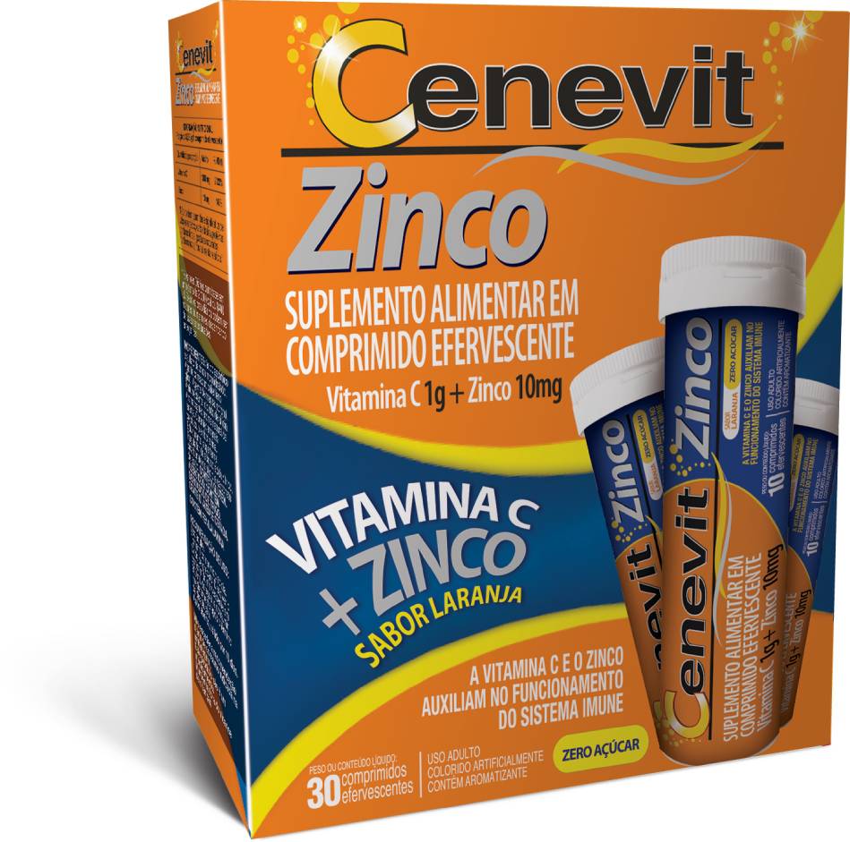 Cenevit Zinco 30 Comprimidos