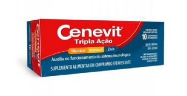 Cenevit C+D+Zinco 10 Comprimidos